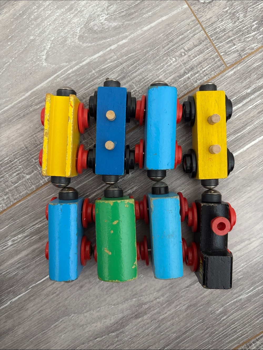 Vintage Wooden Brio Trains - Set #1 - Picture 5 of 9